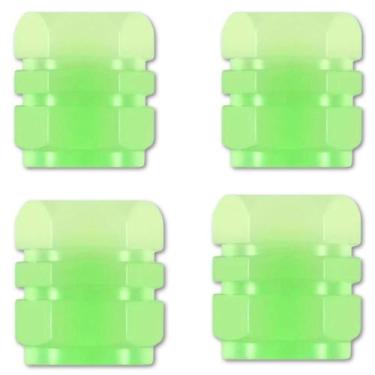 Imagem de Bico Neon azul Brilhante Carro Caminhão Escuro Moto 4 Bicos - PMK, Ver