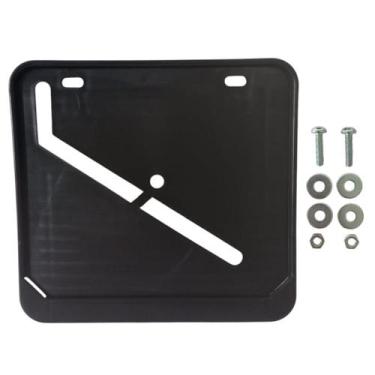 Imagem de Moldura Suporte Placa Moto Modelo Grande Preto ( Nova Placa) - AWA