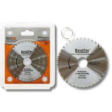 Imagem de Serra Circular Para Madeira Mdf Forros e Compensados 4 Polegadas 80 De