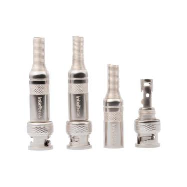 Imagem de Conector Conex 1000 BNC Mola G2 com 10 unidades Prata Intelbras