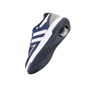 Imagem de Beppi Tênis de skate para meninas e meninos – Tênis de skate com rodas, Azul marinho, 13 Little Kid