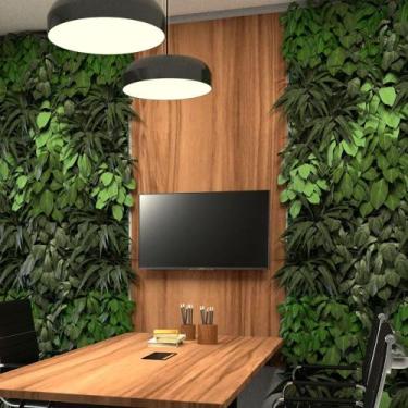 Imagem de Painel de TV Sala de Reunião 195cm x 90cm Freijó F5 Office