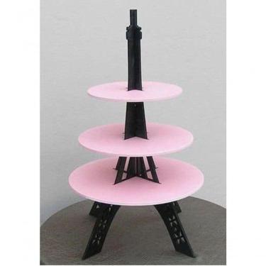 Imagem de Bandeja-suporte Tipo Torre Para Doces E Bolos Em Mdf