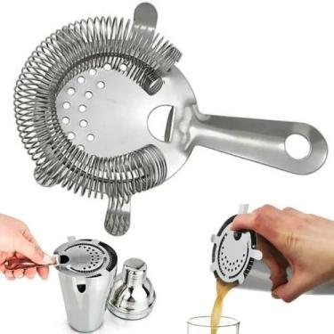 Imagem de Coador Inox Drinks Coqueteleira Caipirinha Pronta Entrega - 44Box