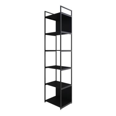 Imagem de Estante Alta C/06 Prateleiras 185x45x33cm C/Fundo Yon