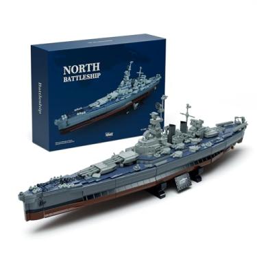 Imagem de Nifeliz Navio de guerra norte, conjunto de construção de navio de guerra militar para adultos, modelo colecionável do exército para construir e exibir, presente ideal para entusiastas militares