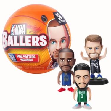 Imagem de Mini Bola NBA Com Boneco e Acessórios Sortido Mattel - Candide
