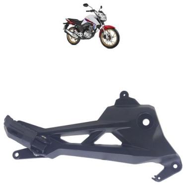 Imagem de Bacalhau Suporte Pedaleira CG 160 Titan 2016 2017 2018 2019 2020 2021 