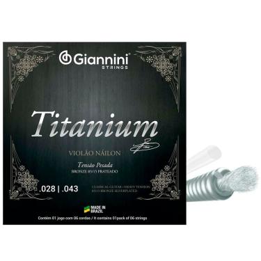 Imagem de Encordoamento P/ Violão Giannini Titanium Nylon Genwta