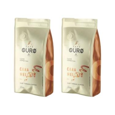 Imagem de Café Ouro Torrado e Moído Caramellato 250g Kit 02Un de 250g