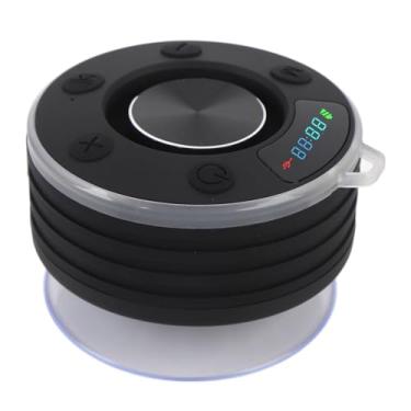 Imagem de Dpofirs Palestrante de Chuveiro Bluetooth à Prova D'água, Alto -falante Bass IPX7 Proofamento de Chuva Portátil, Bluetooth 5.3 Copo de Sucção RGB Sem Fio Soiters