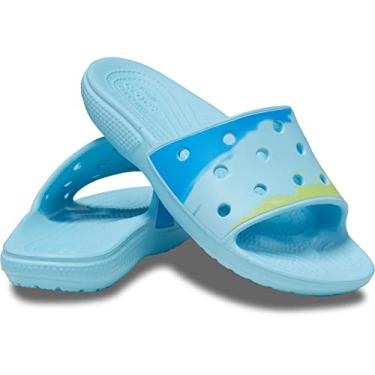 Imagem de Crocs Sandália unissex clássica estilo ombré para adultos, Ártico/Multi Ombre, 44