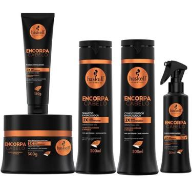 Imagem de Kit Completo 300Ml Haskell Encorpa Cabelo