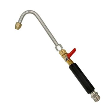 Imagem de KiBcsLic Extensão para lavadora de alta pressão, haste de limpeza, peças M22x1,5 mm, conexão rápida, haste curva profissional premium de alto desempenho, U Shape