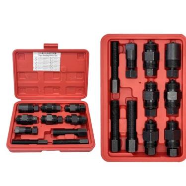 Imagem de LK LEAPING KNIGHT Conjunto de ferramentas de extrator de volante de motocicleta 10 peças, conjunto de extrator de volante adequado para motocicletas, Honda, Suzuki, Bosch, Kawasaki, Ducati, Yamaha