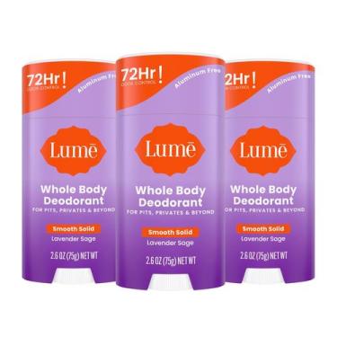 Imagem de Desodorante Lume Whole Body Smooth Solid Stick 72h 75mL x3 Lavanda
