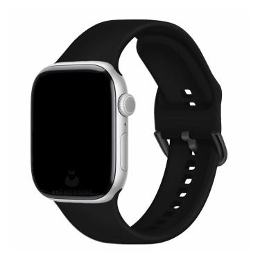 Imagem de Pulseira Para smartWatch APP 42 mm Preto Liso Material Durável