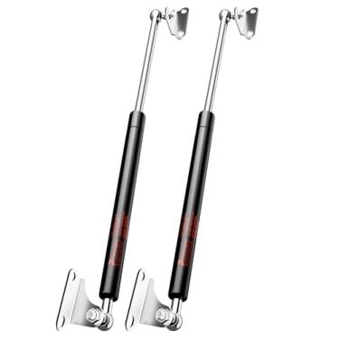 Imagem de Suporte de mola a gás de 50,8 cm, 10 kg/100 N por suporte de elevação com suportes tipo L para gabinete, caixa de brinquedos, caixa de ferramentas, bancada, porta de casa de cachorro da Pamagoo