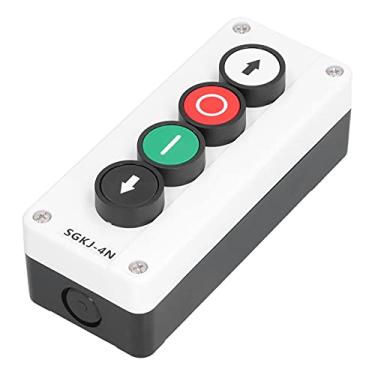 Imagem de Interruptor de Botão Momentâneo para Cima e para Baixo, Caixa de Controle de Interruptor Momentâneo Interruptor de Botão Caixa de Estação de Interruptor Momentâneo para Elevador