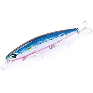 Imagem de ZZTWER Ultra Long Casting 135S Saltwater Sinking Minnow 135 mm 26,4 g Tungaten Isca de pesca de robalo duro