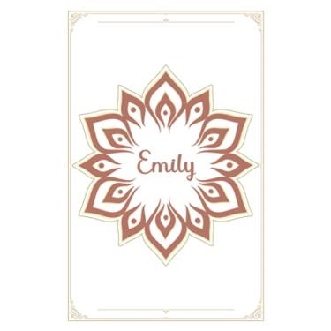 Imagem de Emily Personalized Mandala Notebook With Female Name: Beautiful Mandala Notebook For Emily, For Girls And Women