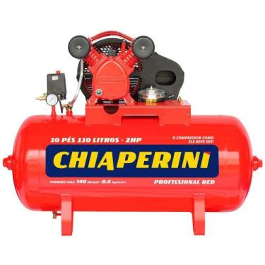 Imagem de Compressor de Ar Red Média Pressão 10 Pés 110L sem Motor Chiaperini