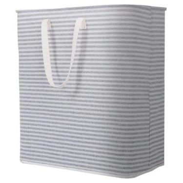 Imagem de Cesto de roupa suja Lifewit Large Dobrável 100L Cinza Impermeável