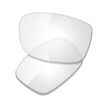 Imagem de SAUCER Lentes de reposição premium e protetores de nariz para óculos de sol Oakley Si Ballistic Shocktube OO9329 High Defense - HD Clear