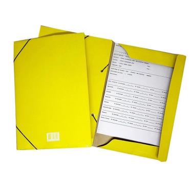 Imagem de Pasta Aba Elastica Oficio Amarelo-Sol Pct C/30 Promoçao 24H