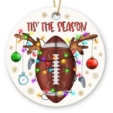 Imagem de Enfeite de cerâmica de futebol americano
