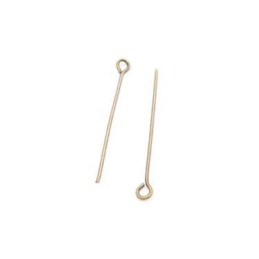 Imagem de Alfinete Contra Pino Metal Ouro Velho 30mm 500pçs 75g - Macall