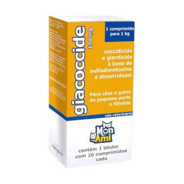Imagem de Giacoccide 170 mg Tratamento Giardia Cães e Gatos