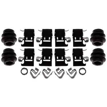 Imagem de ACDelco Kit de retentor de pastilha de freio frontal profissional 18K5884X com retentores, clipes, vedações e buchas