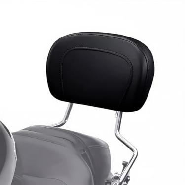 Imagem de Almofada de encosto Sissy Bar de couro PU para Harley Touring Street Road Glide 1997-2026