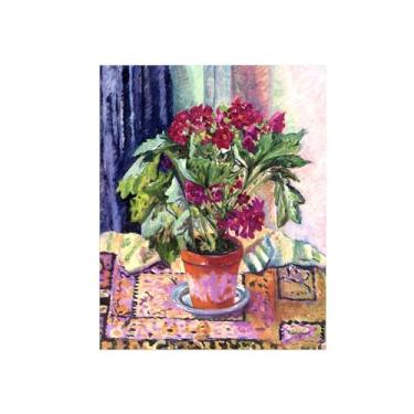 Imagem de Flores Pintura em tela Famosa Pintura Reprodução-Quadros para sala de estar-Flores 14-Pôster e impressões 60x80cm Sem Moldura