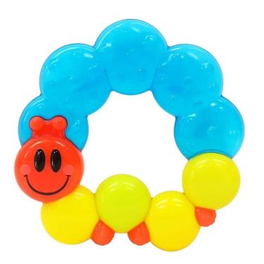 Imagem de Brinquedo Mordedor Chocalho Baby Largata 0049 - For Kids