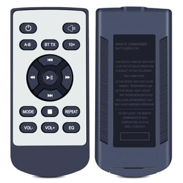 Imagem de Controle remoto de substituição compatível com HOVOYNN Boombox Desktop CD Player, controlador portátil de CD Player