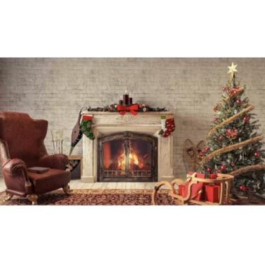 Imagem de Painel Fundo de decoração tema Natal Em Tecido 2,20 X 1,70m (21 Modelos de Paineis) (4)