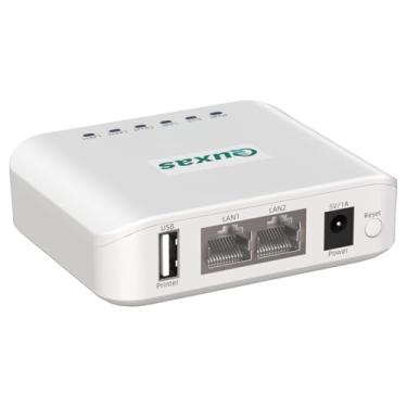 Imagem de Novo! Servidor de impressão sem fio LP-N110W em branco moderno | Compartilhamento fácil de impressora USB | Impressão de rede estável para Windows, Mac, Laptop