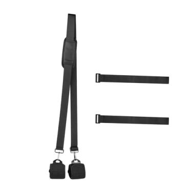 Imagem de Generic Alça de transporte para cadeira de praia, cadeira de acampamento de balanço, alça de ombro ajustável confortável para equipamento esportivo, bicicleta