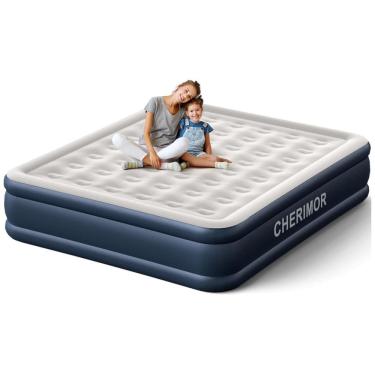 Imagem de Colchão de Ar Califórnia King Size com Bomba Embutida, Conforto de Luxo para Visitas, Prático e Acolhedor, com Bolsa de Transporte,CHERIMOR