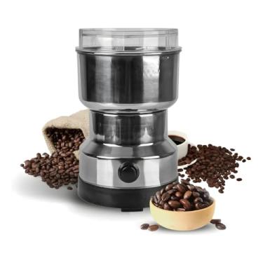 Imagem de Moedor Elétrico de Café em Grãos, Sementes, Temperos, Especiarias - Triturador de Alta Potência Inox - Rápido e Compacto