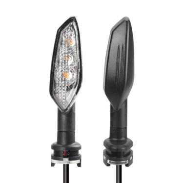 Imagem de GRJQRKHZ Luz de seta de motocicleta para Y&amaha Xj6 Diversion 2009-2016 Luz de seta traseira para motocicleta Lâmpada indicadora de freio traseiro acessórios de motocicleta