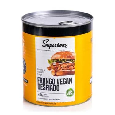 Imagem de Frango Vegano Desfiado Superbom 700g - Proteína Vegetal