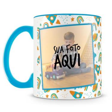 Imagem de Caneca Personalizada Kids Mod.1 com 2 Fotos - Porcelana Brilhante - Am