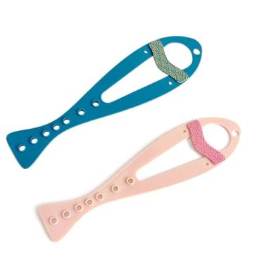 Imagem de 2 peças de trava de porta de gato, tampa de porta para animais de estimação para manter o cão fora da caixa de areia e alimentos, com 7 alças de tamanho ajustável, alternativa econômica para portões