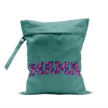 Imagem de Presentes de aniversário para mamãe à prova d'água, bolsa úmida e seca para roupas de banho, viagens, cosméticos, roupas sujas para piscina, ioga, academia, artigos de higiene, carrinho de bebê