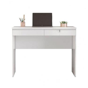Imagem de Escrivaninha 2 Gavetas Chave Felícia Branco