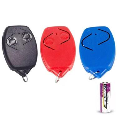 Imagem de 3 Controle Remoto 2 Canais HCS Rossi Portão Nano Dz3 Dz4 Colorido 433m