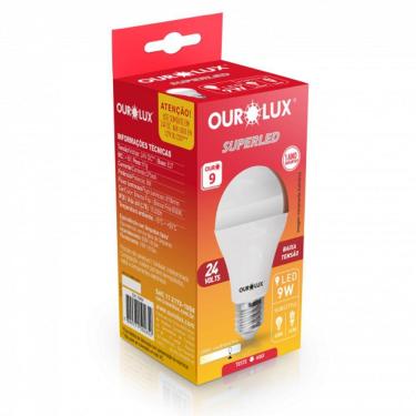 Imagem de Lâmpada Led Bulbo 9w 24v 6500k Ourolux
